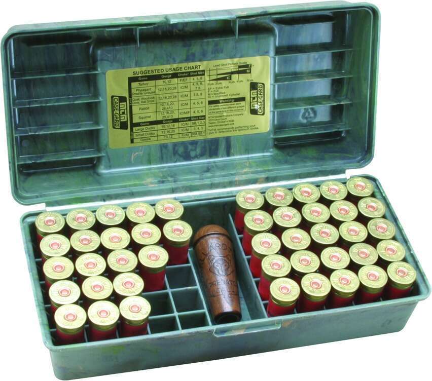 Misc. Accessories MTM Case Gard 4.50" SHOTSHELL CASE 12GA 50RD - WILD CAMO